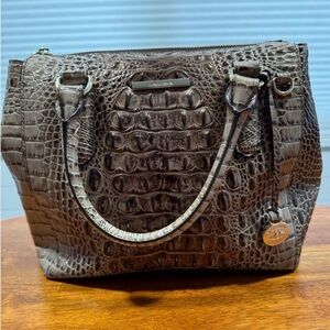 Brahmin Brahmin Embossed Leather Bag - Taupe